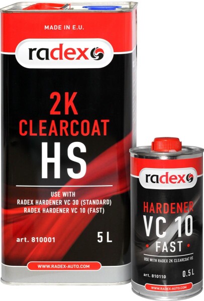 RADEX 2K HS Klarlack SET  -  7,5 L mit Härter VC 10...