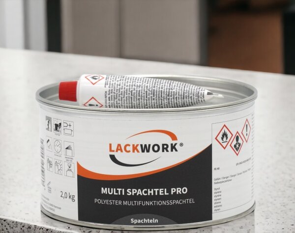 LACKWORK Multi Spachtel Pro Polyester Multifunktionsspachtel 2,0 kg