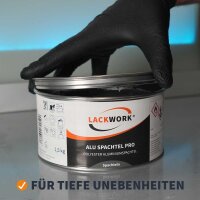 LACKWORK Alu Spachtel Pro Polyester Aluminiumspachtel 1,5 kg