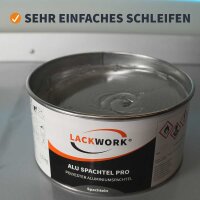 LACKWORK Alu Spachtel Pro Polyester Aluminiumspachtel 1,5 kg