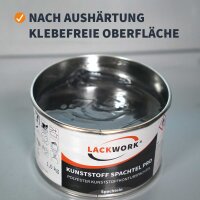 LACKWORK Kunststoff Spachtel Pro Polyester Kunststoffkonturspachtel 1,0 kg