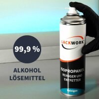 LACKWORK Isopropanol Reiniger und Entfetter Spr&uuml;hdose 500 ml