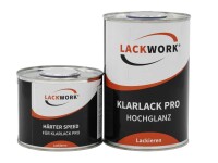 LACKWORK Klarlack Pro Hochglanz 1,5 L Set