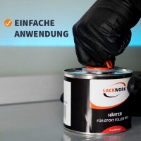 LACKWORK Epoxy F&uuml;ller Pro Korrosionsschutz Grundierung 1,5 L Set